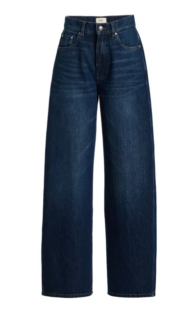 Dl1961 Taylor Relaxed Barrel High Rise Jeans In Blue