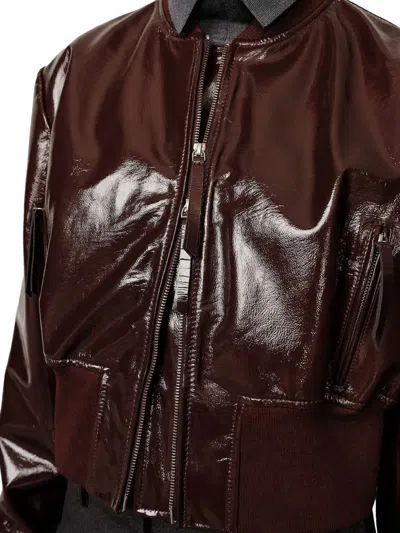 Herskind Herry Leather Jacket In Brown