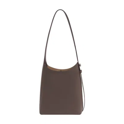 Tory Burch Romy Small Hobo Shoulder Bag In Brown