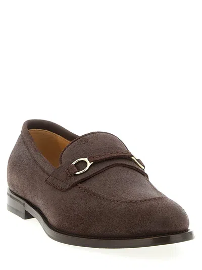 Brunello Cucinelli 'penny Loafer' Loafers In Brown