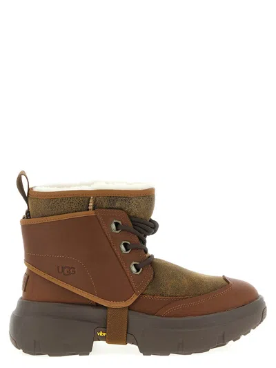 Ugg Ankle Boots With Round Toe And Pull Tab In Multi