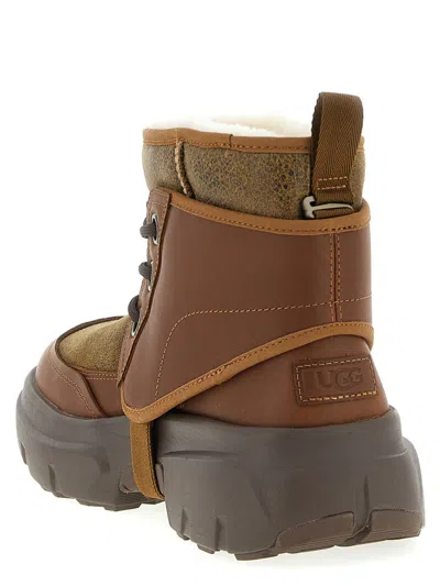 Ugg Ankle Boots With Round Toe And Pull Tab In Multi