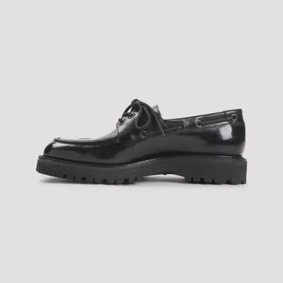 John Lobb Black Tide Dew Hide Hilly Calf Leather Derbies In Multi