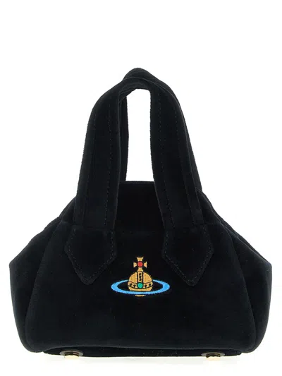 Vivienne Westwood Yasmine Mini Handbag Top Handles In Black