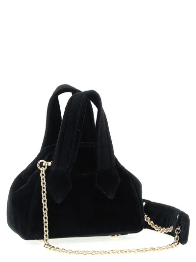 Vivienne Westwood Yasmine Mini Handbag Top Handles In Black