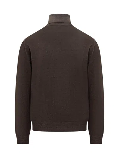 Filippo De Laurentiis Dolcevita Roll-neck Sweater In Brown