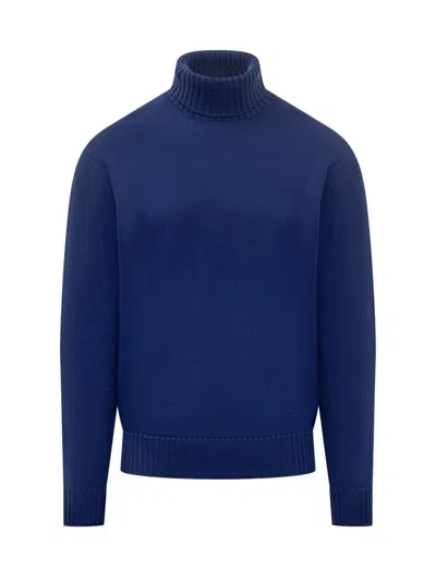 Filippo De Laurentiis Pullover Mit Rollkragen In Blue