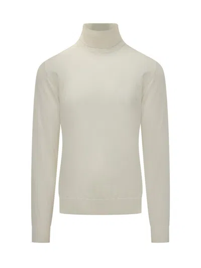Filippo De Laurentiis Turtleneck Sweater In White