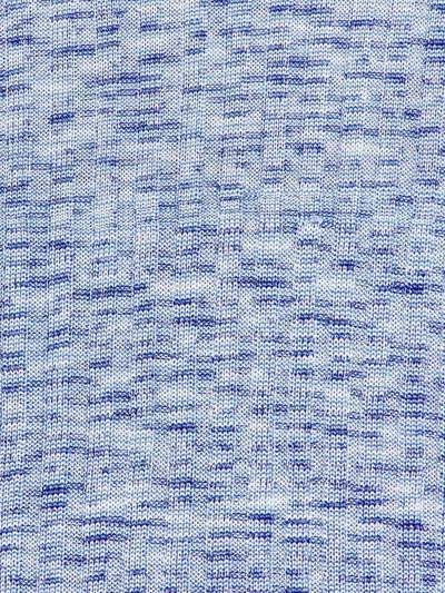 Zimmermann Mouline Long-sleeves Top In Blue