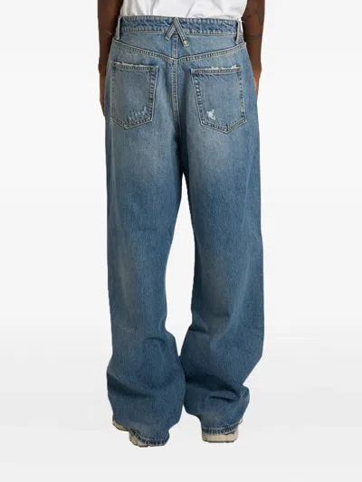 Cycle Distressed Jeans In Blue