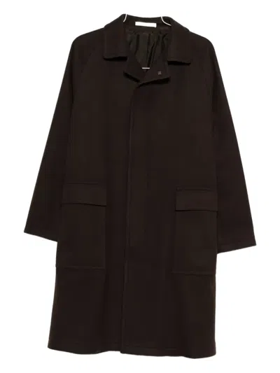 Tagliatore Pocket Coat In Brown