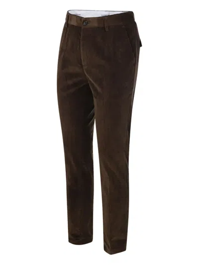 Department Five Corduroy Trousers In Brown