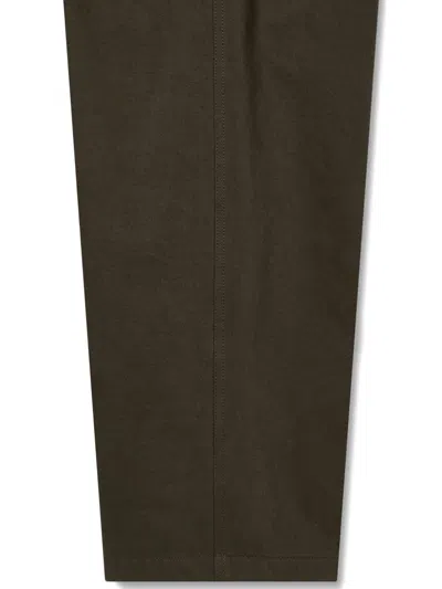 Studio Tomboy Fatigue Cotton Trousers In Brown