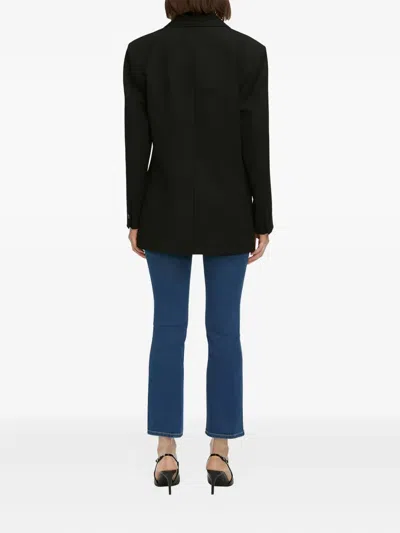 Frame The Reboot Crop Bootcut Jeans In Blue