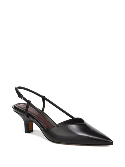 Vince Levvy Slingback Pumps In Black