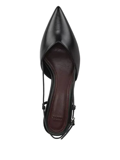 Vince Levvy Slingback Pumps In Black