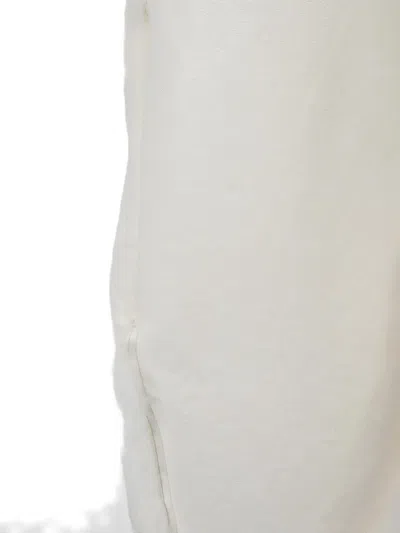 Rick Owens Cyclops Fur Coat In White