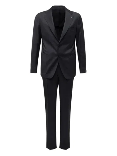 Tagliatore Single-breasted Suit In Gray
