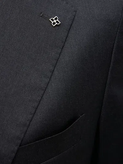 Tagliatore Single-breasted Suit In Gray