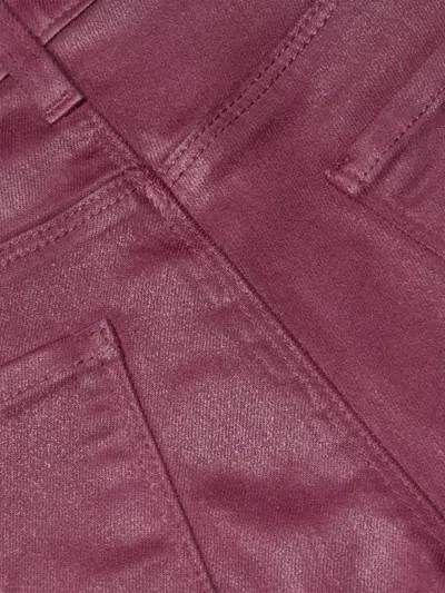 L'agence Kendra High Rise Cropped Flared Jeans In Deep Mauve In Multi