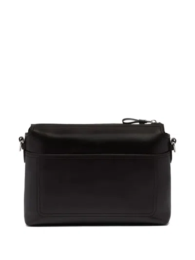 Bally Zip Messenger Bag In Black