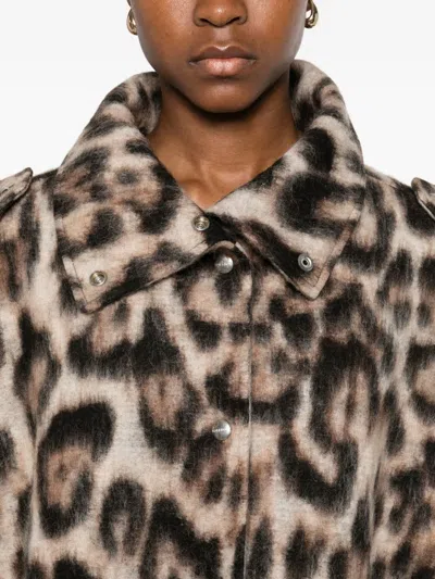 Halfboy Animal-print Bomber Jacket In Animal Print