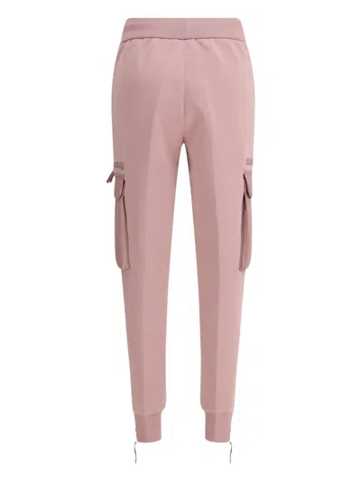 Moose Knuckles Mixmedia Joggers In Pink