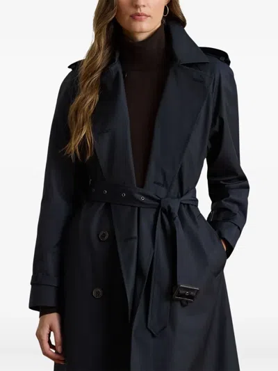 Ralph Lauren Bl Db W Ns44 Lined Coat In Blue