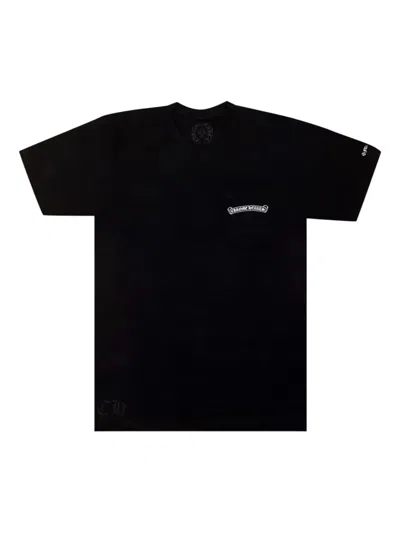Chrome Hearts Scroll-logo Pocket T-shirt In Black