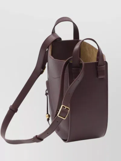 Loewe Hammock Slice Shoulder Bag With Zip Pocket