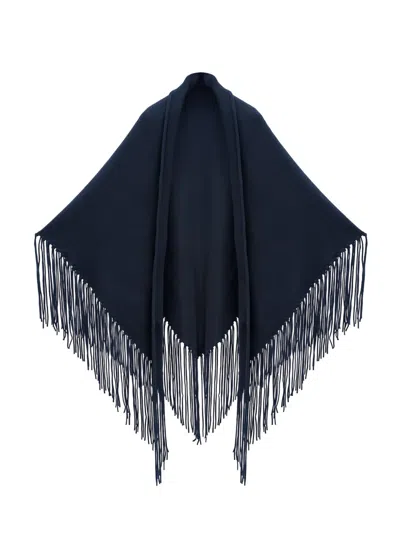 Malo Cashmere Cape In Black