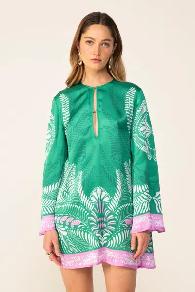 Poupette St Barth Mini Dress Gia In Green