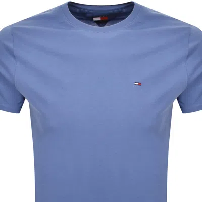 Tommy Jeans Slim Jersey T Shirt Blue In Blue