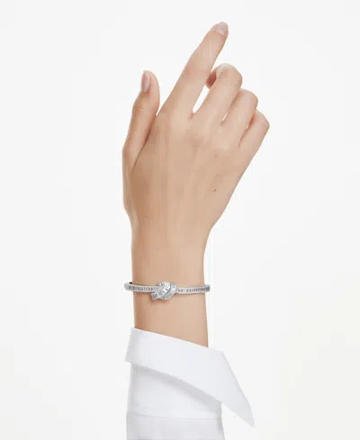 Swarovski Matrix Bangle Bracelet In Metallic