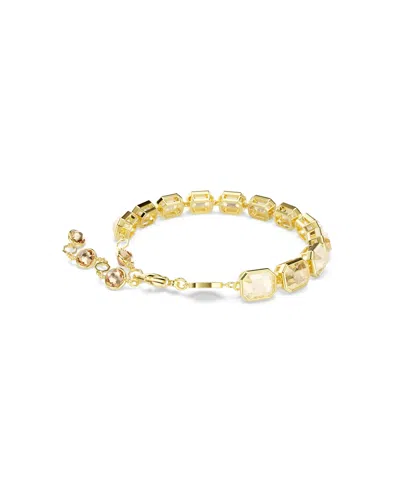 Swarovski Millenia Tennis Armband In Gold
