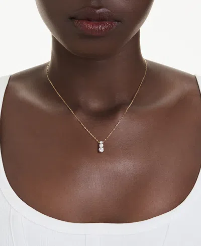 Swarovski Stilla Attract Pendant In Gold