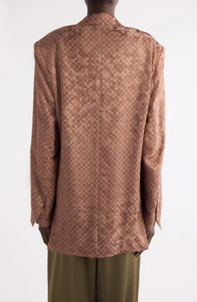 Dries Van Noten Printed Blazer In Multi