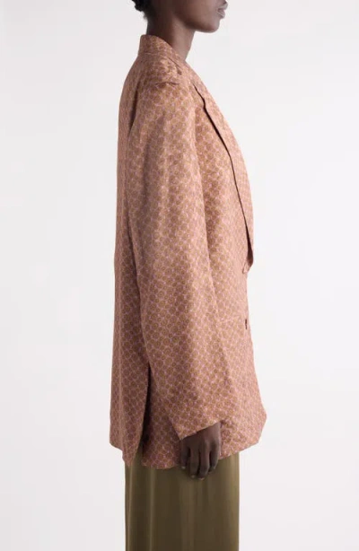 Dries Van Noten Printed Blazer In Multi