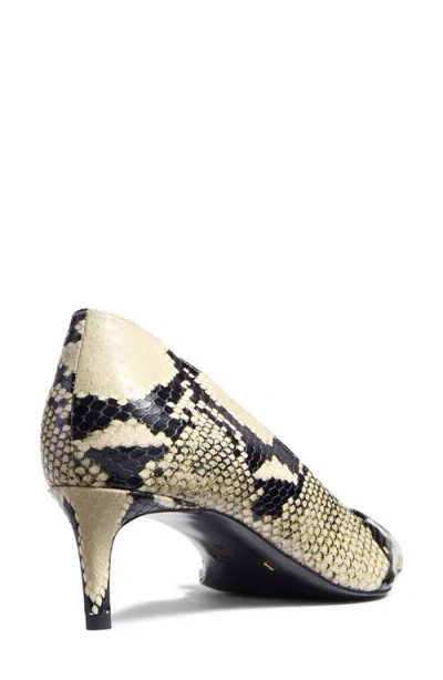 Khaite Jett Snake-effect Leather Pumps In Brown