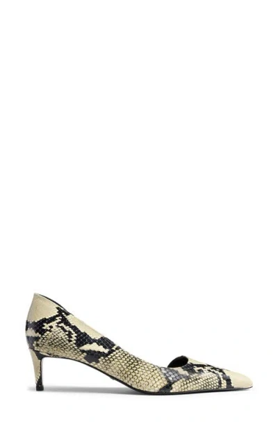 Khaite Jett Snake-effect Leather Pumps In Brown