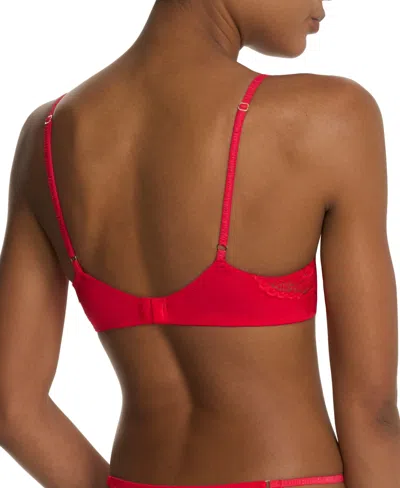 Natori Fleur Lightly Lined Underwire Bra In Red