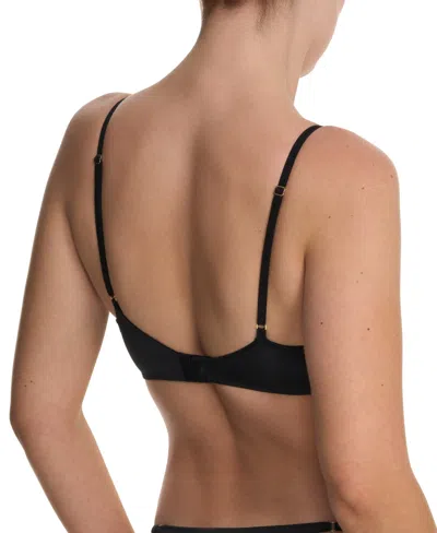 Natori Fleur Lightly Lined Underwire Bra Black In Black