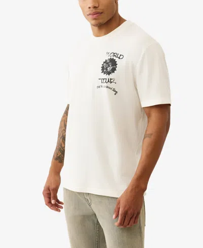 True Religion Speech World Tour Tee In Neutral