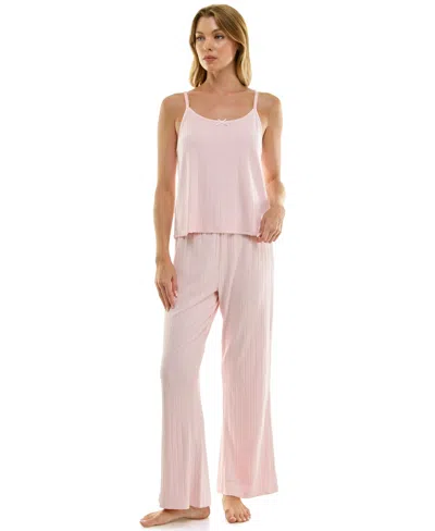 Sincerely Jules Women's 3-piece Pointelle Set In Pink