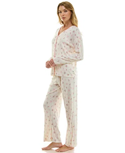 Sincerely Jules Women's 3-piece Pointelle Set In Brown