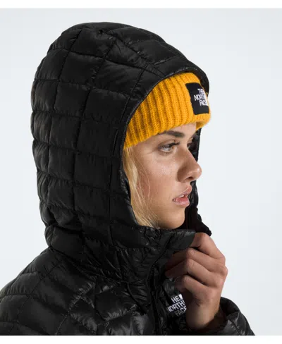 The North Face Women's Thermoball Hooded Parka Jacket In Black