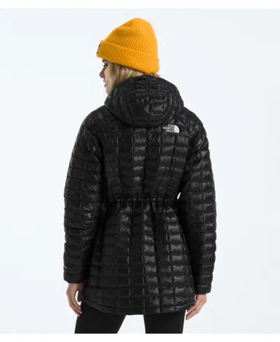 The North Face Women's Thermoball Hooded Parka Jacket In Black