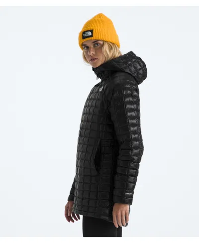 The North Face Women's Thermoball Hooded Parka Jacket In Black