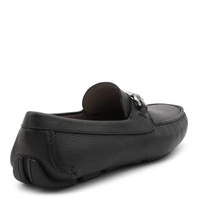 Ferragamo Flat Shoes Blacks And Greys In Black