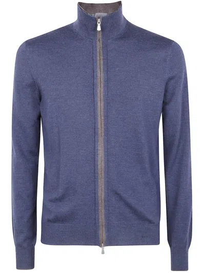 Gran Sasso Long Sleeves Sweater In Blue